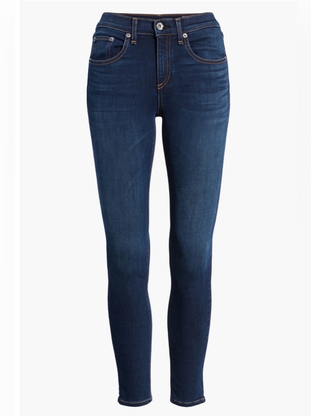 rag & bone ankle skinny jeans in Bloo Moon